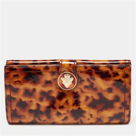 gucci brown patent leather hysteria wallet|Gucci Hysteria .